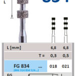 Fraises diamantées FG834